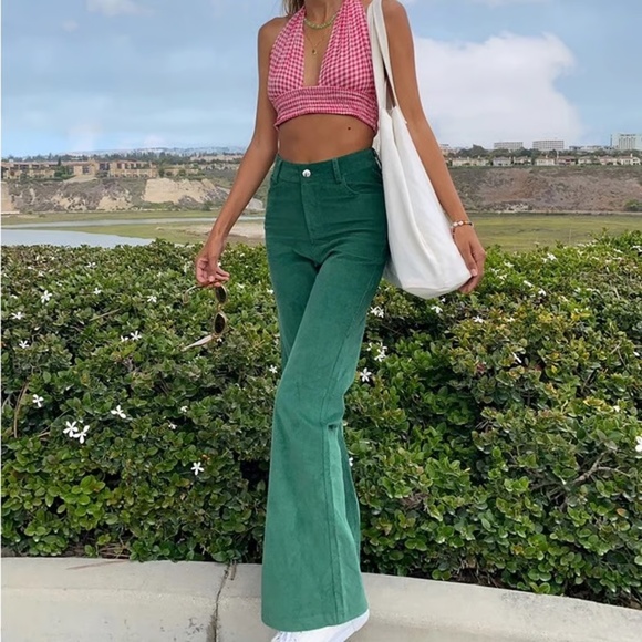 PRINCESS POLLY Nadia Green Pants - Picture 3 of 10